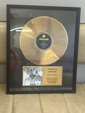 Beatles Revolver Framed Gold