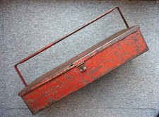 A Rare Large Vintage Britool Box /  Toolbox  With Handle for Sockets or Spanners