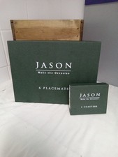 Jason 6 Coasters  6 Placemats The Village Square Multiview Rectangular(Gurnos C1