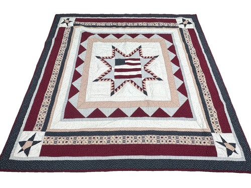Patriotic americana patchwork - patriotic,
