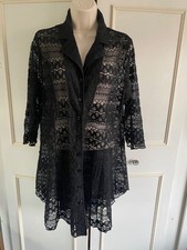 MICHELE HOPE - black lace over