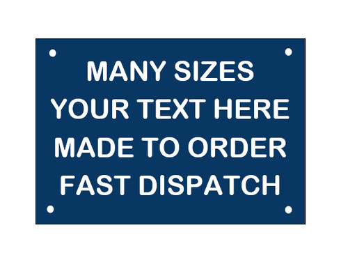 Engraved sign plaque door blue - engraved,