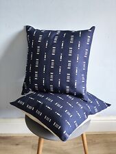 High quality Indigo navy blue Cushion Cover/polyester/thick/strong/luxury 18x18"