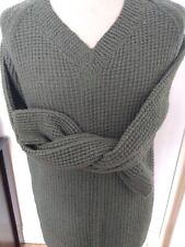 VTG Hand Knitted Jumper Loose Knit Cotton Fisherman 90s Grunge Baggy Oversize