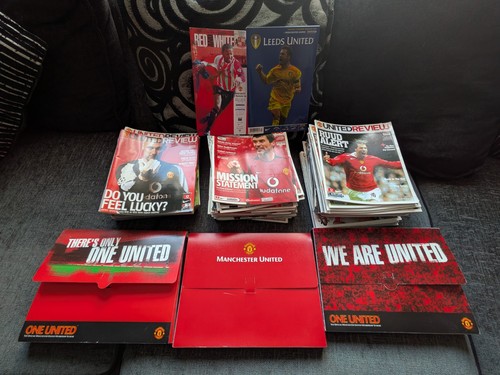 Manchester united programmes - manchester,