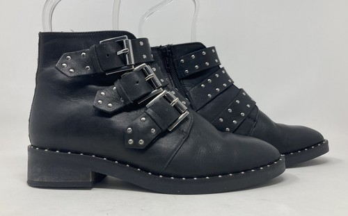 Asos black leather - black, boots