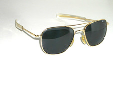 55-20MM AMERICAN OPTICAL POLARIZED ORIGINAL GEP PILOT AVIATOR SUNGLASSES
