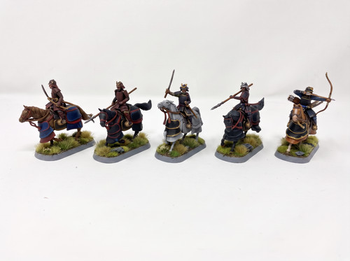 Mounted samurai unpainted - mounted,