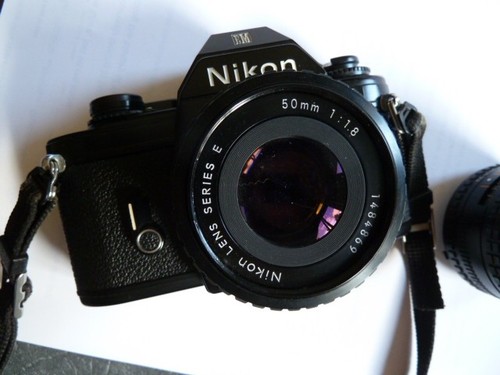 Nikon camera with 50mm - camera,