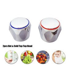 2pcs Hot & Cold Tap Top Head