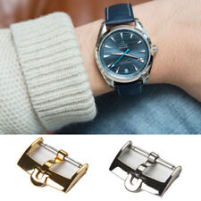 Gold/Silver 16 18 20mm Stainless Steel Buckle/Clasp fit For Omega watch Strap~