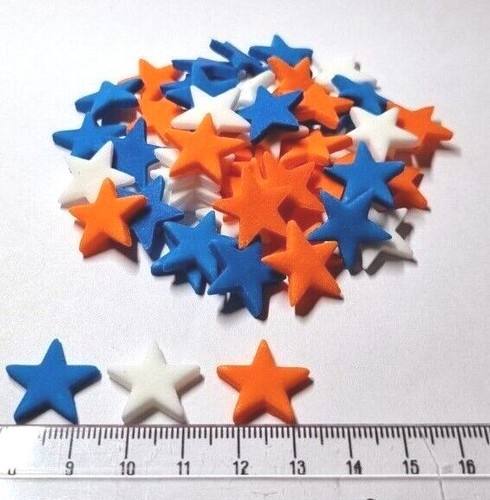 50x 2cm edible stars - edible, octonauts