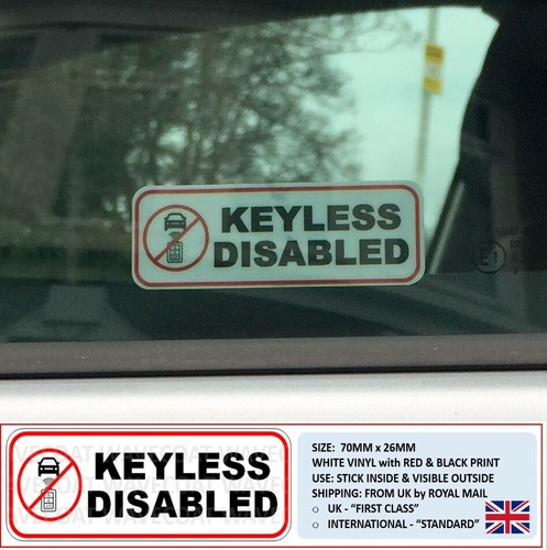 Keyless disabled window - "keyless, disabled"