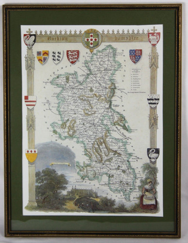 Framed mounted print - &,