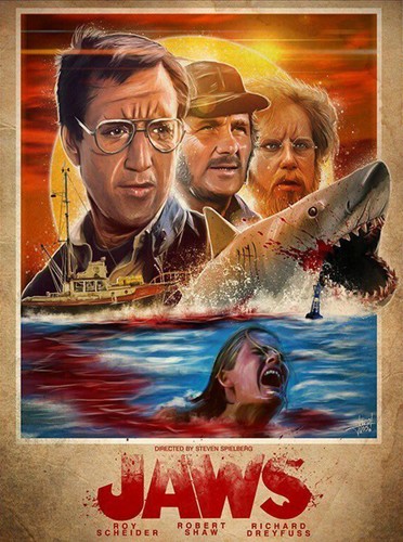Jaws steven spielberg - jaws, metal