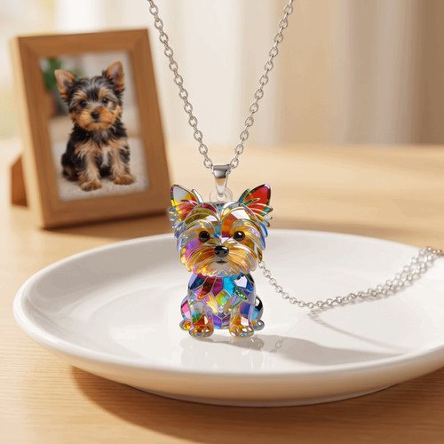 Acrylic yorkshire terrier - yorkshire,