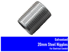 20mm galvanised steel - galvanised, bzp