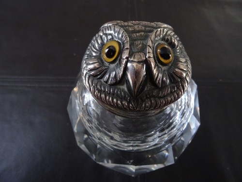 Samson mordan owl inkwell - samson, in