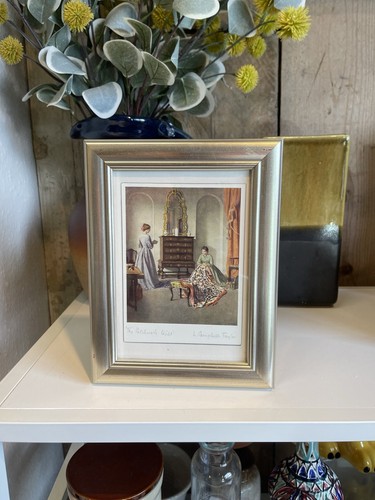 Framed vintage print - framed,