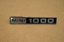 Classic Mini 1000 Boot Badge