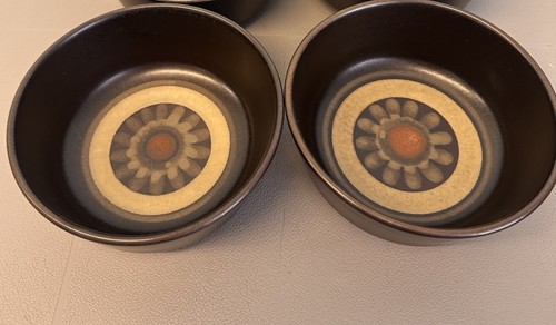Pair denby arabesque bowls - arabesque,