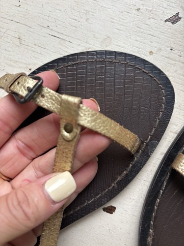 Mia gold egyptian sandals - sandals,