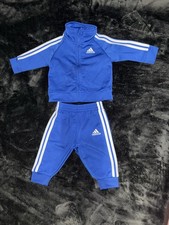 Adidas Baby Tracksuit Set Blue