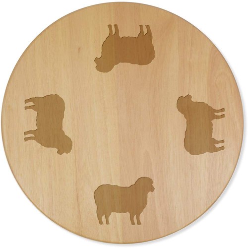 Sheep silhouette lazy susan - 'sheep,