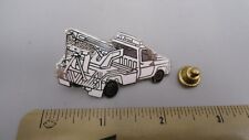 Vintage White Tow Truck Car