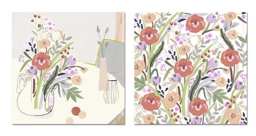 Floral flower design - floral, 2