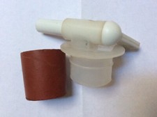 Plastic Syphon Tap + Rubber Bung with Hole Bundle Joblot Home Brew Wine Making