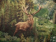 Forest Stags Tapestry Fabric