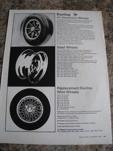 Dunlop aluminium wheels - aluminium,