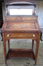 Victorian rosewood and inlaid
