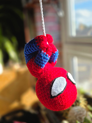 Handmade crocheted hanging - handmade,