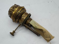 ANTIQUE VERITAS BRASS OIL LAMP