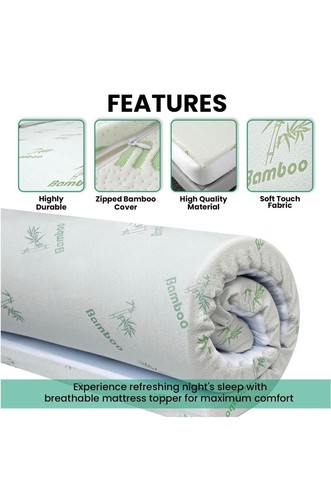 4cm bamboo mattress - bamboo,