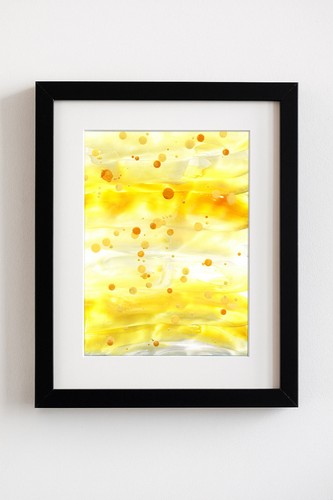 Original abstract wax painting - original,