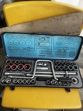 Vintage Gedore D19YMAW 1/2” Socket Set, Nice Condition, AF/Metric And Whitworth