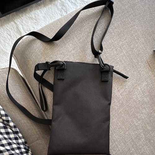 Muji black crossbody - crossbody, pouch