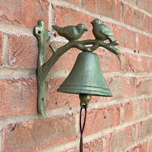 Garden gate bell vintage wall - vintage,