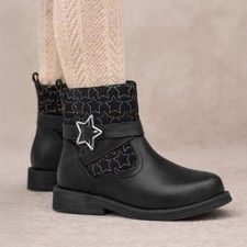 Walkright Girls Boots Black