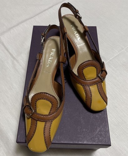 Prada back band pumps sandals - back,