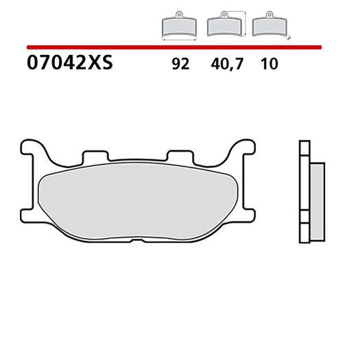 Brembo front brake pads kit - front,