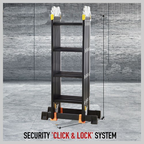 Folding ladder aluminium - folding,