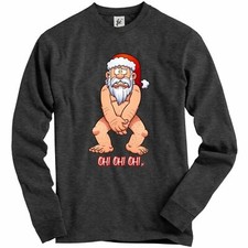 Funny Naked Santa With No