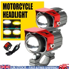 2x Motorcycle LED Headlight