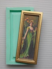Dolls house Picture Frame Silicone Rubber Mould 1 / 12Th Scale