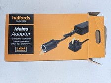 Halfords Coolbox Mains To 12V Accessory Adaptor290806