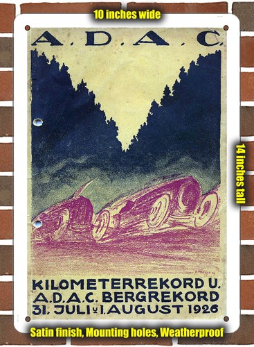 Metal sign 1926 freiburg - metal,